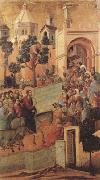Duccio di Buoninsegna Christ Entering Jerusalem (mk08) USA oil painting reproduction